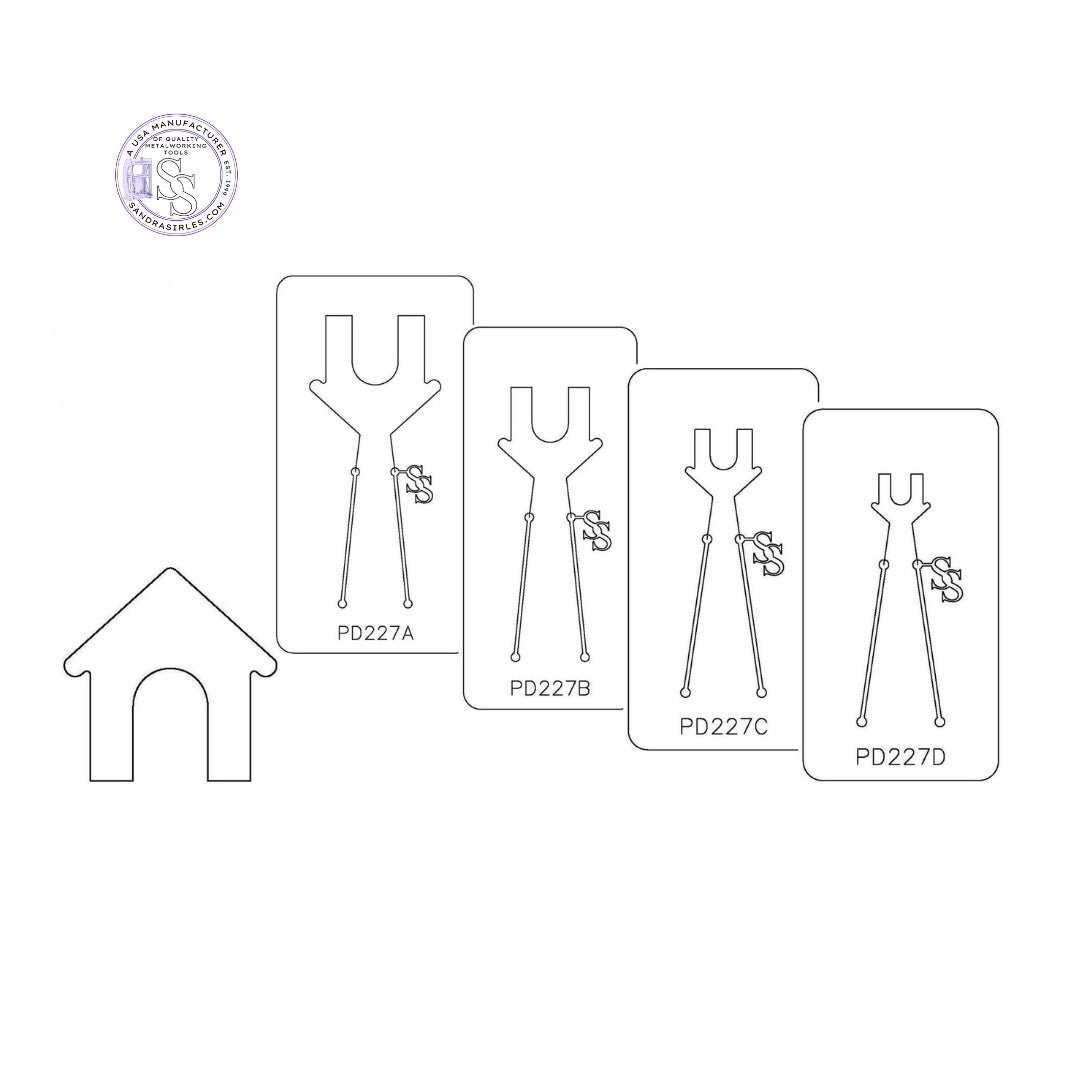 PANCAKE DIE PD227 DOG HOUSE